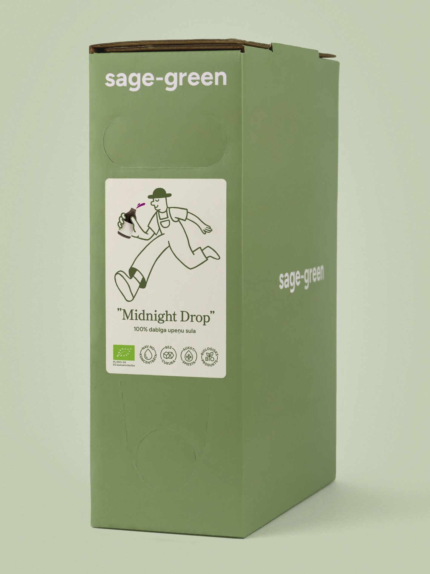 Bioloģiskā upeņu sula Midnight Drop 3 L